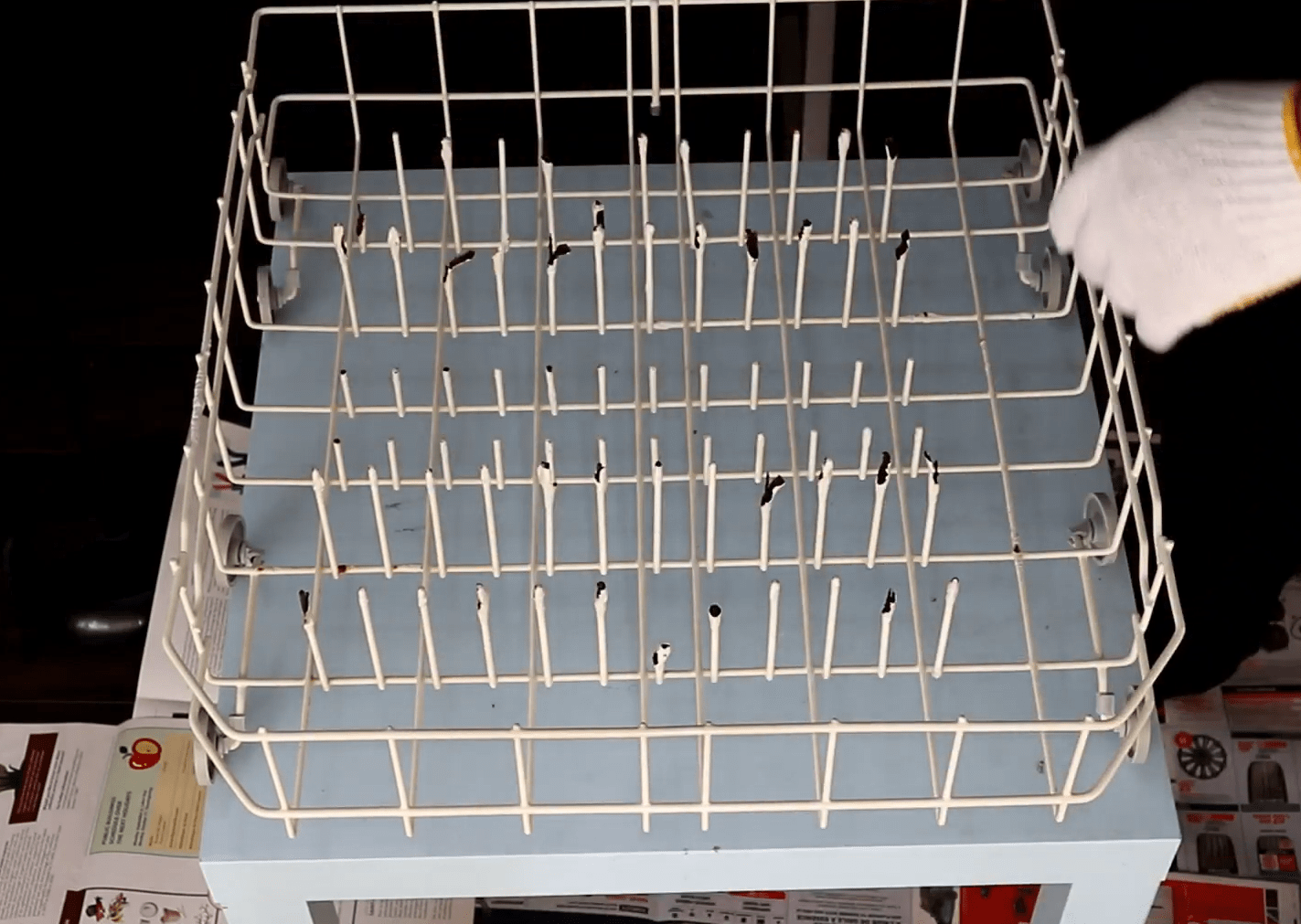 how do you keep dish racks from rusting